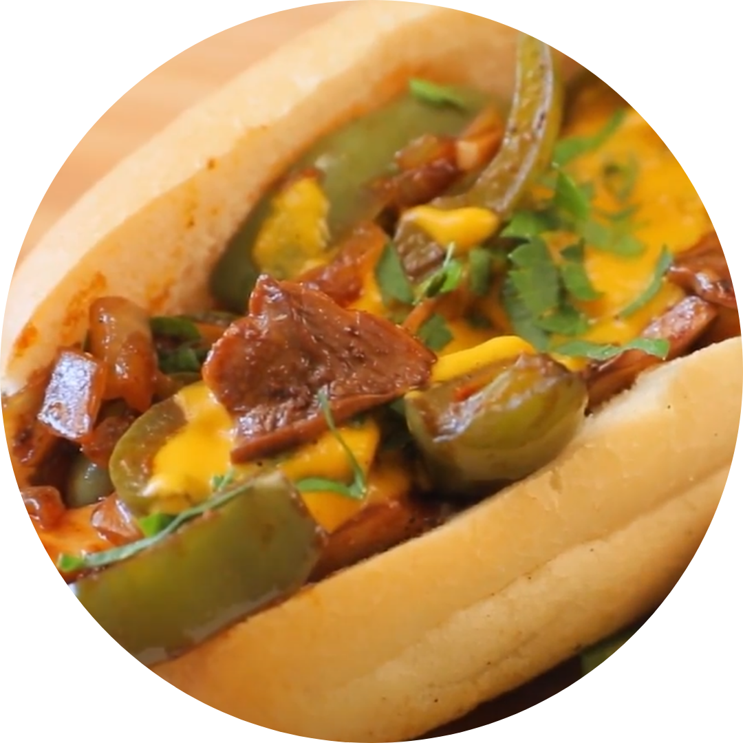 Mouth-Watering, Philly Cheese Steaks